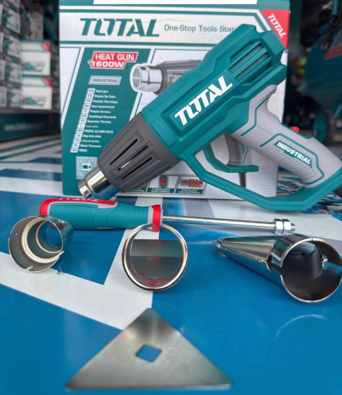 PISTOLA DE CALOR 1600W TOTAL UTB16078